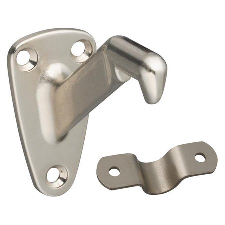 NATIONAL HARDWARE Silver Zinc Die Cast w/Steel Strap Handrail Bracket 3-5/16 in. L 250 lb N830-117
